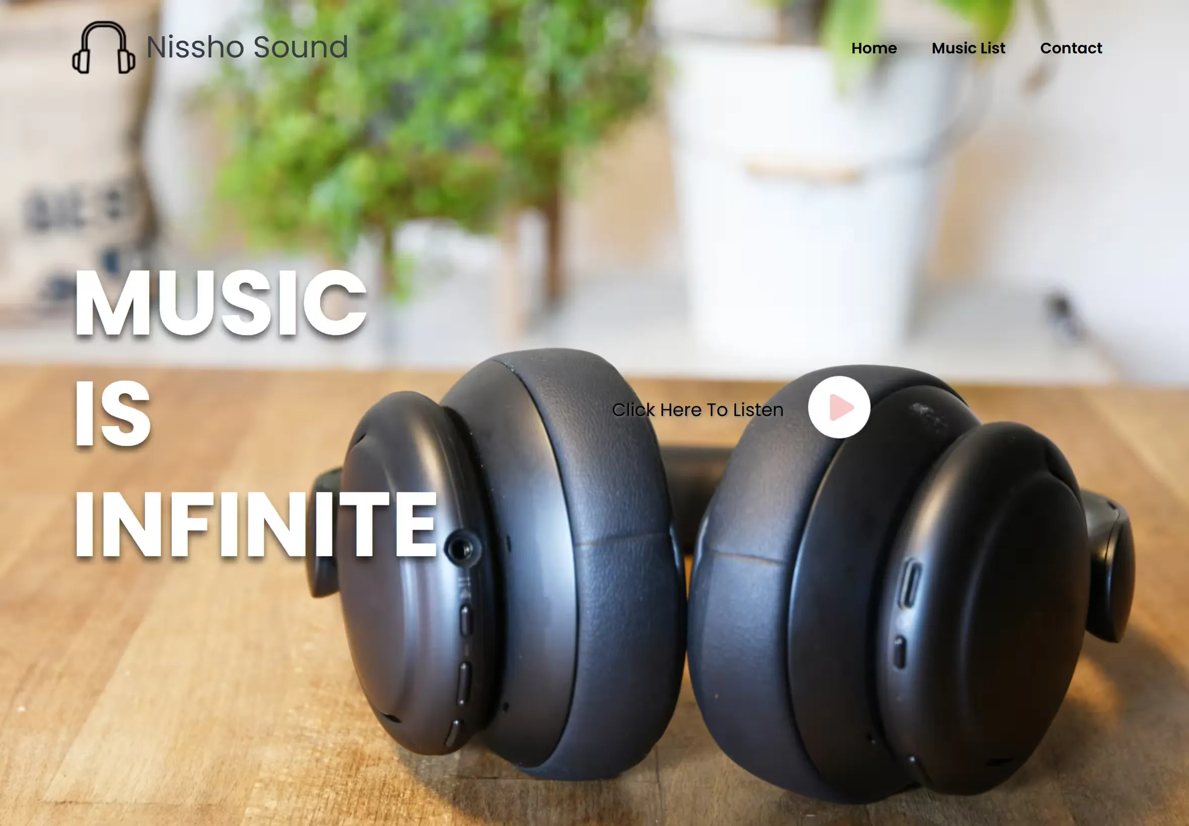 音楽再生のスクリーンショット